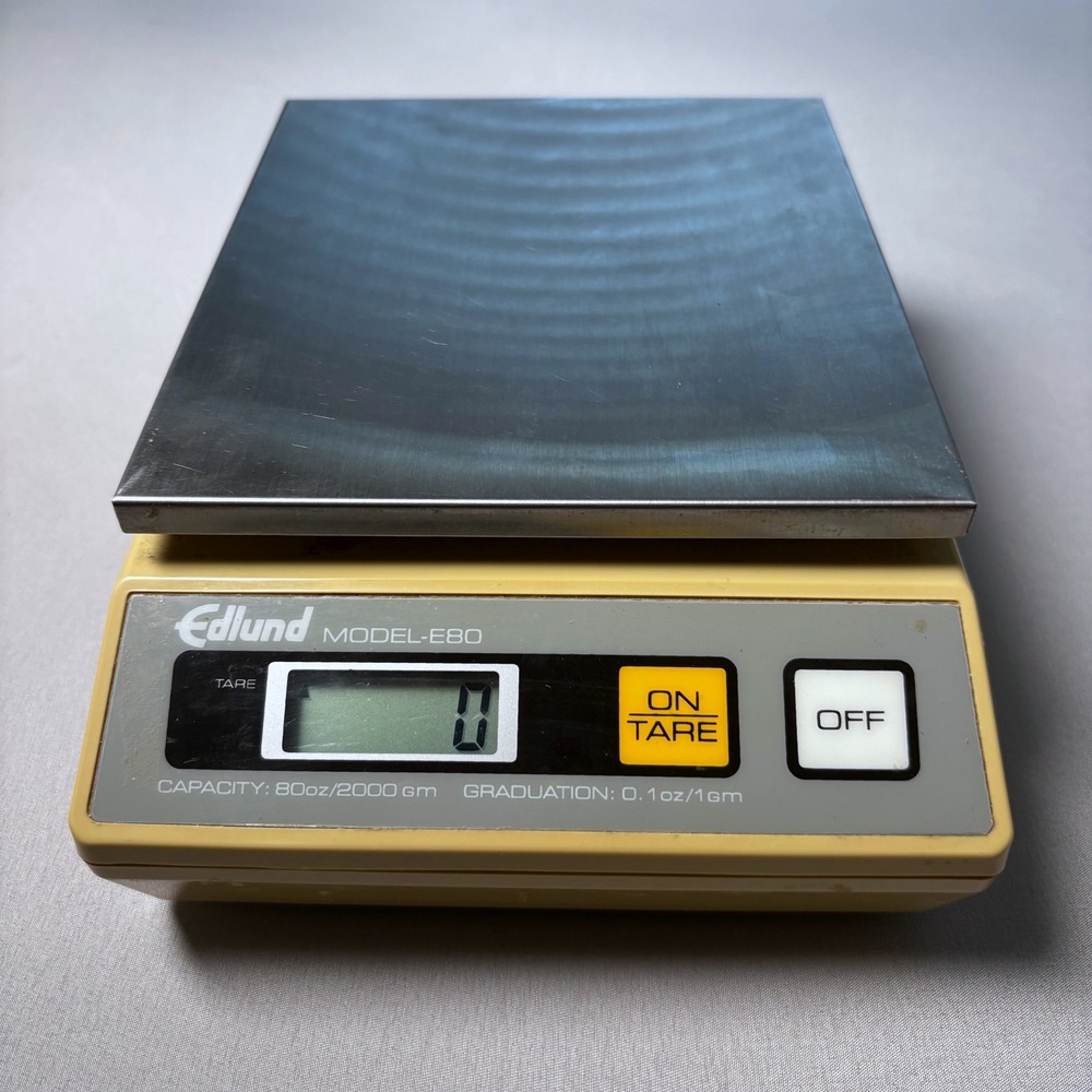 Edlund E-80 Digital Portion Scale 80oz 2000g Stainless Steel Kitchen Mail Scale